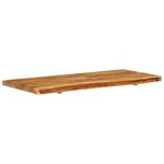 vidaXL Dessus de meuble-lavabo de salle de bain Acacia 114x52x4 cm