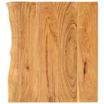 vidaXL Dessus de meuble-lavabo de salle de bain Acacia 58x52x2 5 cm