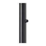 Lampadaire VARIAGLASS LED 22W Intégré H 180 cm Noir UNILUX
