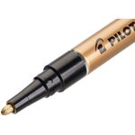 Marqueur Super Color permanent Pointe Fine Or x 12 PILOT