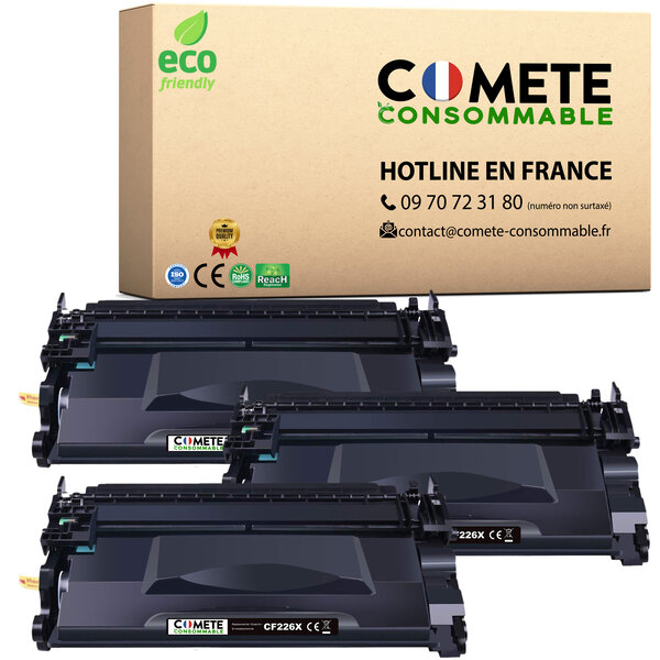 COMETE-Entreprise française-Cartouches Toners Compatibles avec HP 26A CF226X CF226A 26X pour Imprimante Laserjet Pro (3)