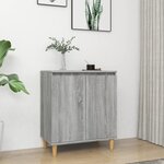 vidaXL Buffet Sonoma gris 60x35x70 cm Bois d'ingénierie