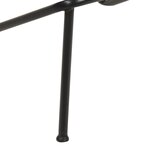 vidaXL Tabourets de bar lot de 2 noir cuir véritable