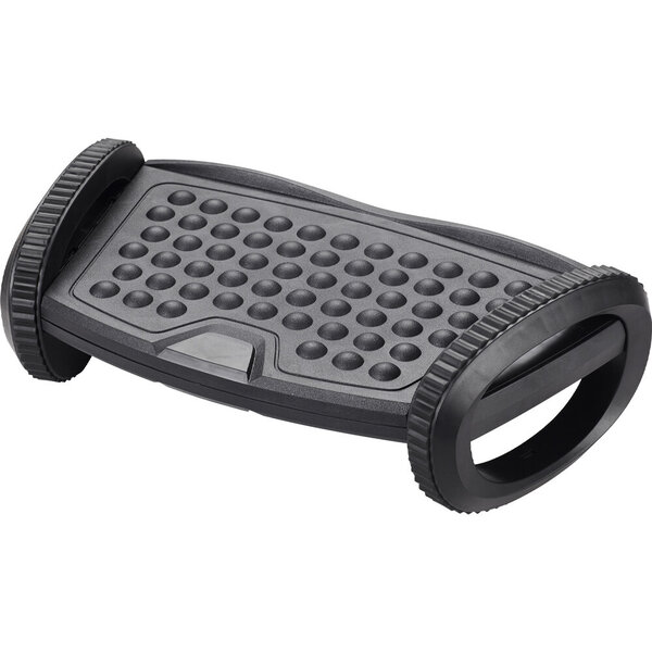 Q-connect repose-pieds - Ajustable avec fonction de balancement - 41.7x22.5x13.5cm - Noir