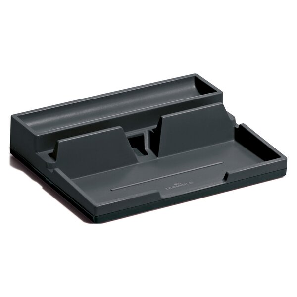 Organiseur de bureau plastique durable varicolor® - gris