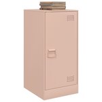 vidaXL Buffet rose 34 5x39x73 cm acier