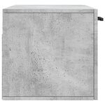 vidaXL Armoire murale gris béton 80x36 5x35 cm bois d'ingénierie