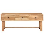 vidaXL Table basse 100x50x40 cm Bois d'acacia massif