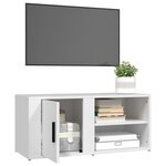 vidaXL Meubles TV 2 Pièces Blanc 80x31 5x36 cm Bois d'ingénierie