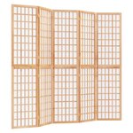 vidaXL Cloison de séparation pliable 5 panneaux 200x170 cm