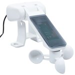 vidaXL Auvent automatique capteur de vent/LED 600x300cm Jaune et blanc