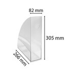 Porte-revues Mag-cube Office - Cristal - X 6 - Exacompta