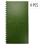 XQ Max Set de tapis de sol impression de l'herbe 4 Pièces vert