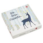 Lot de 6 cartes de voeux avec enveloppe  coffret croix-rouge une année enchantée - draeger paris