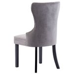 vidaXL Chaises à manger lot de 6 gris velours