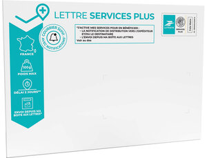 Prêt-à-Poster - Lettre Services Plus - 100g - Format C5 - Enveloppe à l'unité