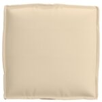vidaXL Coussins de palette pour siège 6 Pièces Beige 40x40x8 cm Tissu Oxford
