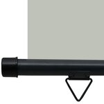 vidaXL Auvent latéral de balcon 85x250 cm Gris