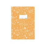 Protège-cahier Schoolydoo A4 polypro avec etiquette Orange HERMA