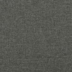vidaXL Cadre de lit sans matelas gris foncé 160x200 cm tissu