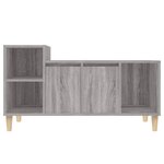 vidaXL Meuble TV Sonoma gris 100x35x55 cm Bois d'ingénierie