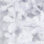 vidaXL Arbre de Noël artificiel pré-éclairé 500 cm blanc