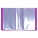 Protège-documents En Polypropylène Semi-rigide Opak 40 Vues - Pocket 11x15cm - Couleurs Assorties - X 20 - Exacompta