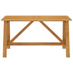 vidaXL Ensemble à manger de jardin 7 Pièces Bois d'acacia solide