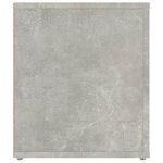 vidaXL Meuble TV Gris béton 100x35x40 cm Bois d'ingénierie