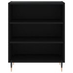 vidaXL Buffet noir 57x35x70 cm bois d’ingénierie