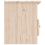 vidaXL Meuble TV avec tiroirs ALTA 100x35x41 cm bois massif de pin