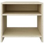 vidaXL Table de chevet Chêne sonoma 40x30x40 cm Bois d'ingénierie