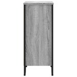 vidaXL Bibliothèque sonoma gris 80x31x74 5 cm bois d'ingénierie
