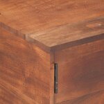 vidaXL Table basse Marron miel 67x67x45 cm Bois solide d'acacia