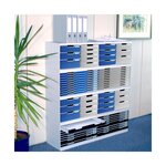 Module De Classement Modulo Office10 Tiroirs Fermés - Bleu - Exacompta