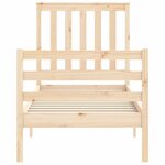 vidaXL Cadre de lit sans matelas bois massif