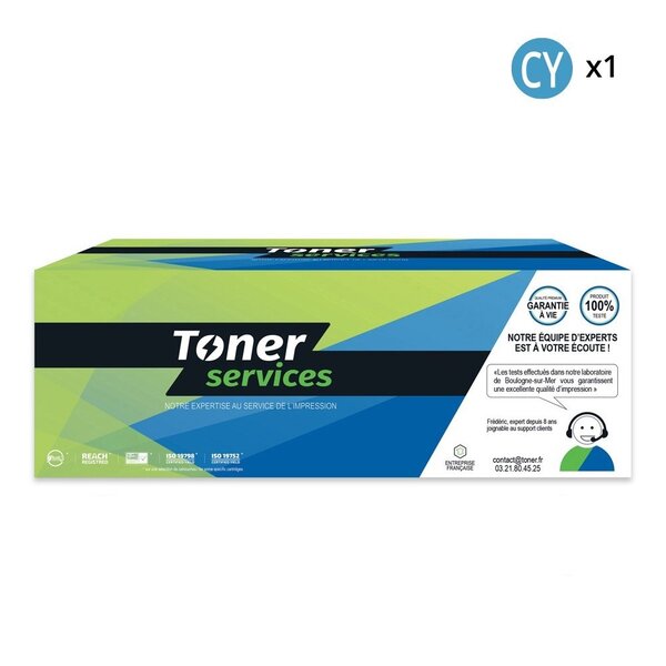 Toner Compatible W2201A Cyan Marque Toner Services (HT220AC)