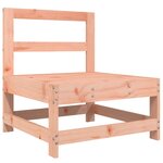 vidaXL Canapé central de jardin bois massif douglas