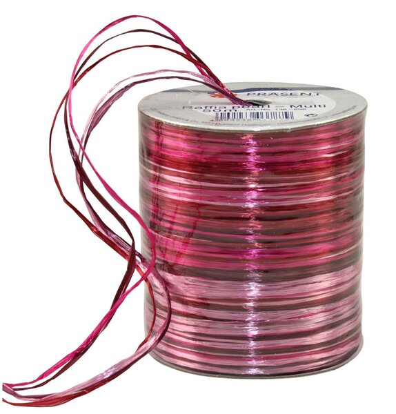 Le raphia kraftel  raffia pearl multicolour 50-m-rouleau