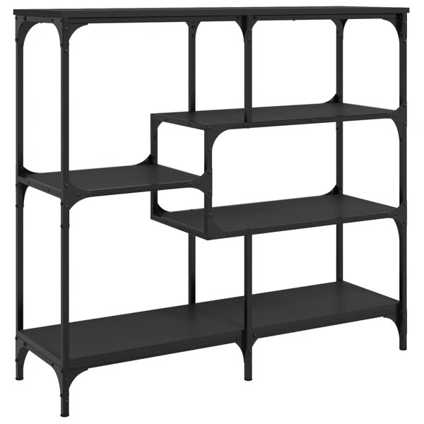 vidaXL Table console noir 103x32x95 cm bois d'ingénierie