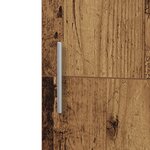 vidaXL Buffet Vieilli 50x42.5x185 cm Bois d'Ingénierie