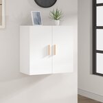 vidaXL Armoire murale Blanc 60x30x60 cm Bois d'ingénierie