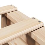vidaXL Cadre de lit sans matelas 90x190 cm bois de pin massif