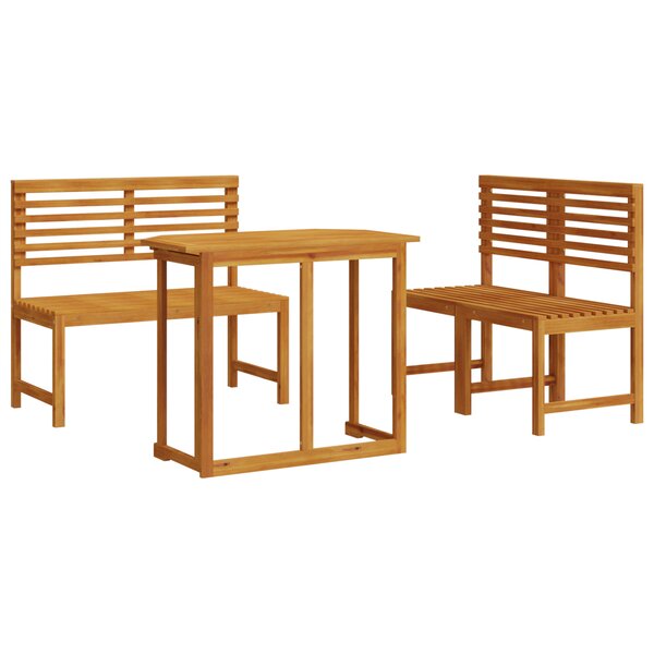 Ensemble de jardin 4 pièces en acacia