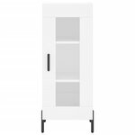 vidaXL Buffet haut Blanc 34 5x34x180 cm Bois d'ingénierie