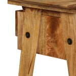 vidaXL Bureau 110 x 50 x 76 cm Bois de manguier massif