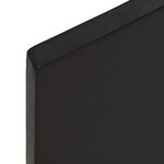 vidaXL Étagère murale marron foncé 60x40x2 cm bois chêne massif traité