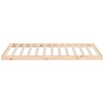 vidaXL Cadre de lit 100x200 cm bois de pin massif