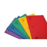 Chemise Poche Europa 265g 35 5x26cm - Couleurs Assorties - X 5 - Exacompta
