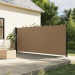 vidaXL Auvent latéral rétractable taupe 180x600 cm
